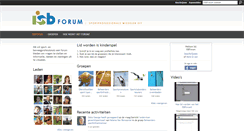 Desktop Screenshot of forum.isbvzw.be